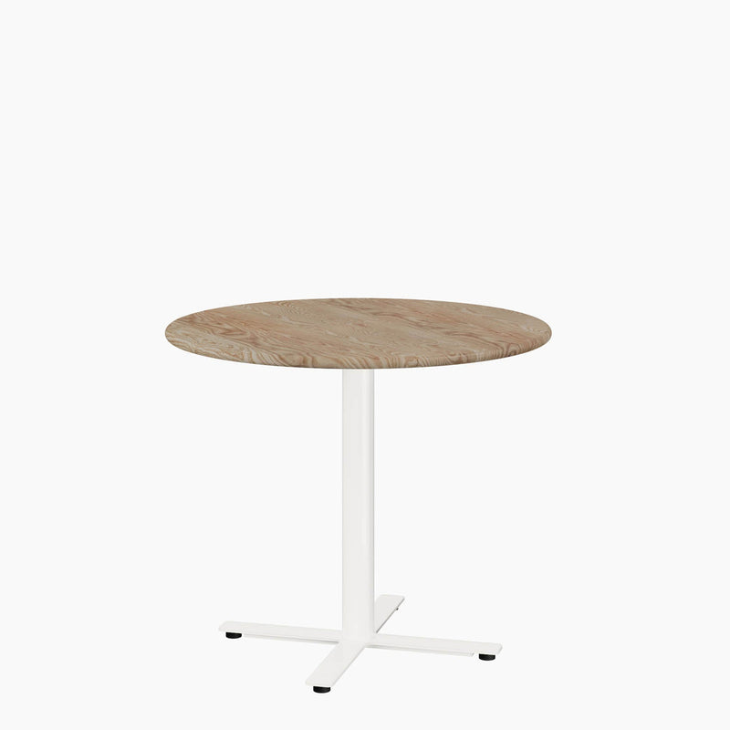 Cafe Table - Round Top, X Base