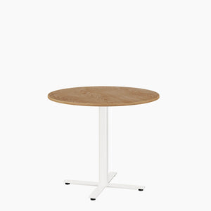 Cafe Table - Round Top, X Base