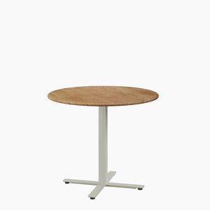 Cafe Table - Round Top, X Base