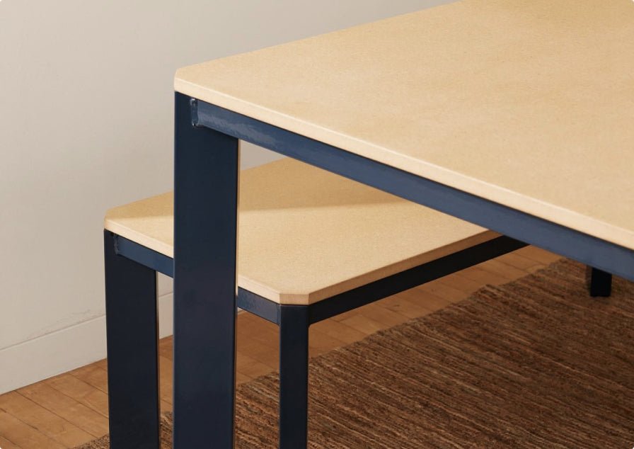 Solid Table and Solid Bench – RAD Furniture