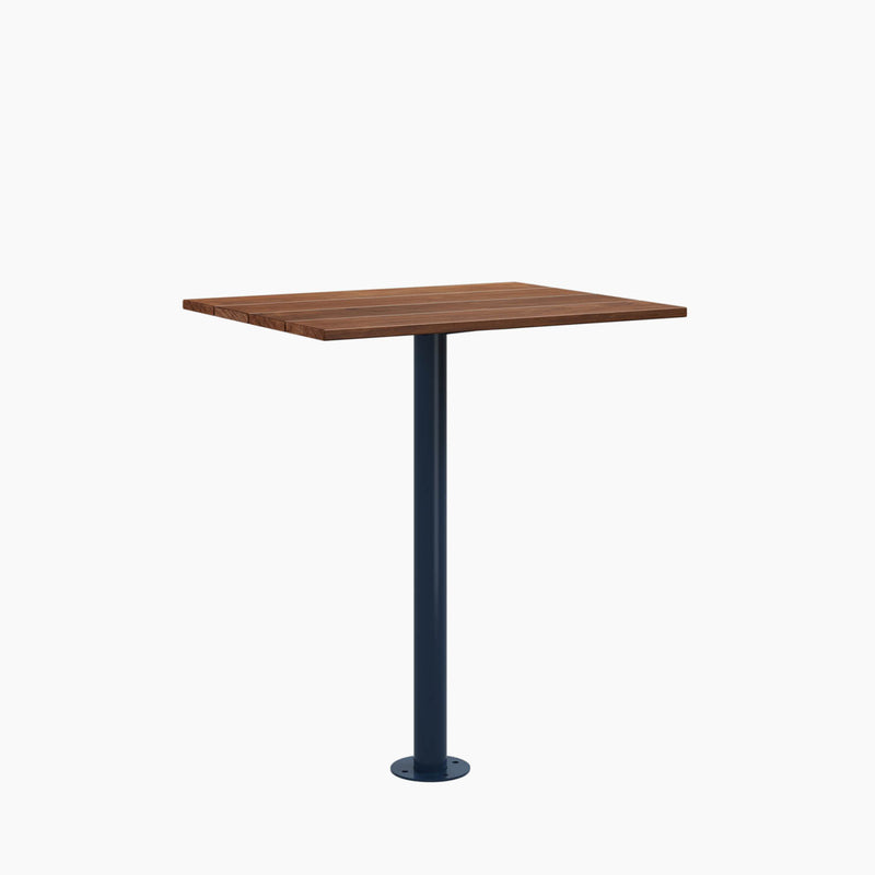 Cafe Table - Rectangular Top, Bolted Base