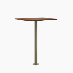 Cafe Table - Rectangular Top, Bolted Base