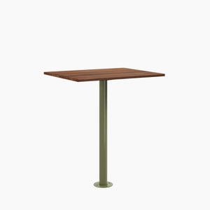 Cafe Table - Rectangular Top, Bolted Base