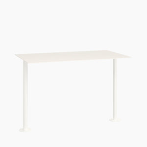 Cafe Table - Rectangular Top, Bolted Two-Stem Base