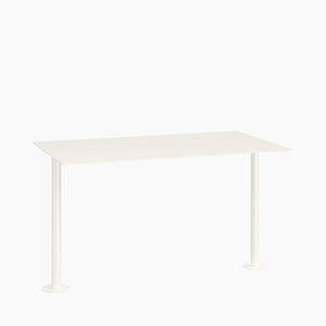 Cafe Table - Rectangular Top, Bolted Two-Stem Base