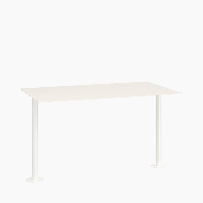 Cafe Table - Rectangular Top, Bolted Two-Stem Base