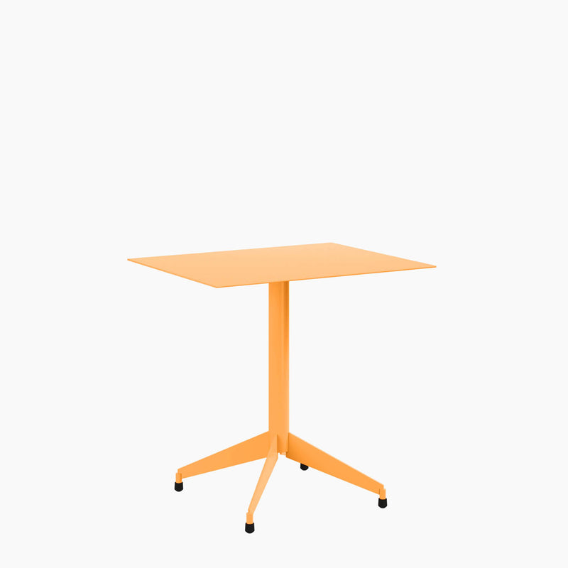 Cafe Table - Rectangular Top, Flat Base