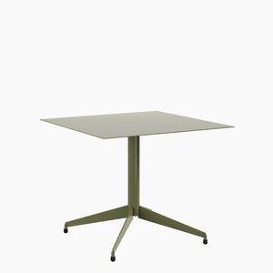 Cafe Table - Rectangular Top, Flat Base