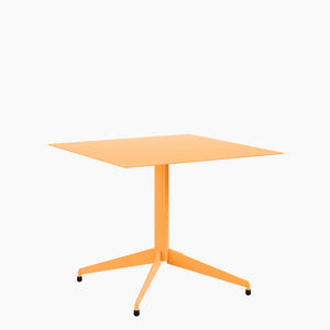 Cafe Table - Rectangular Top, Flat Base