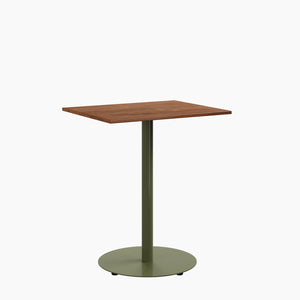 Cafe Table - Rectangular Top, Weighted Base