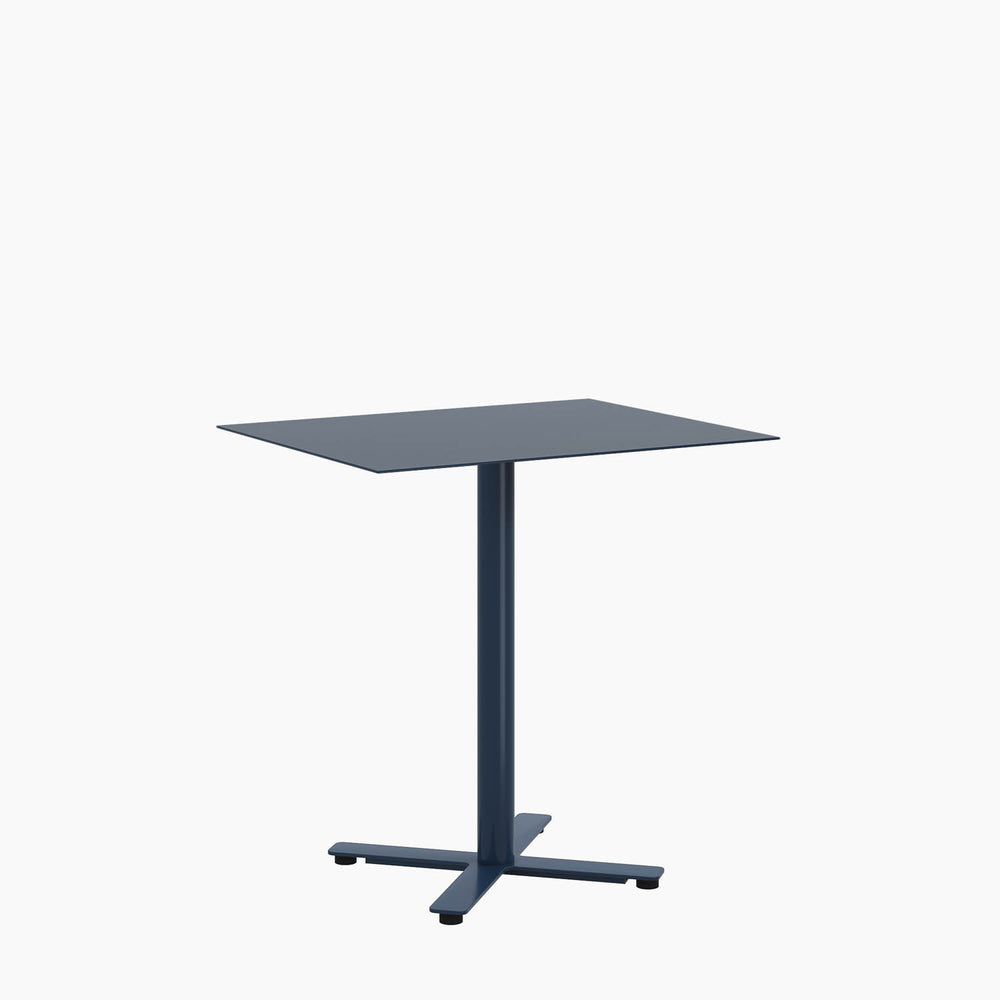 Cafe Table - Rectangular Top, X Base