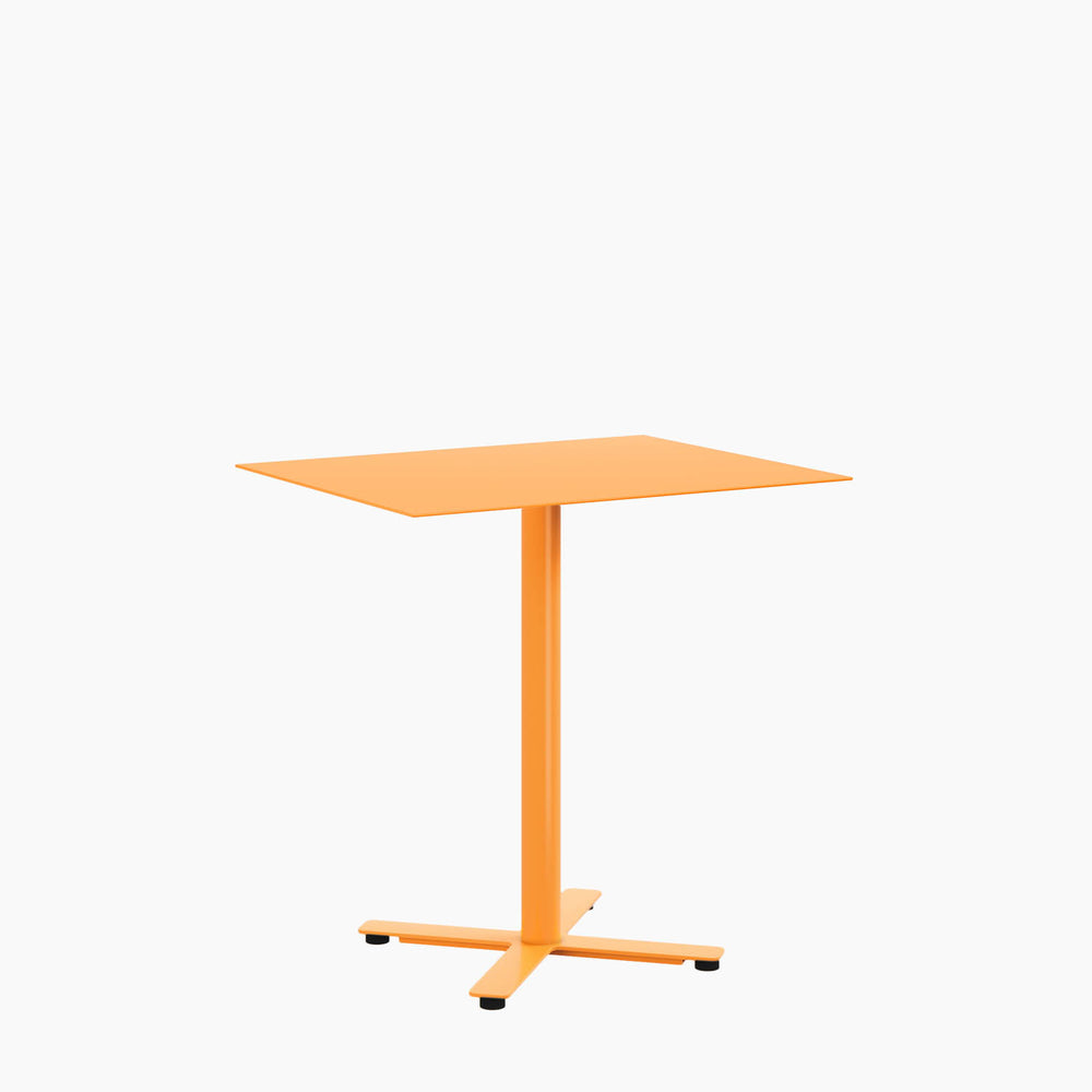 Cafe Table - Rectangular Top, X Base