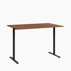 Cafe Table - Rectangular Top, T-Leg Base