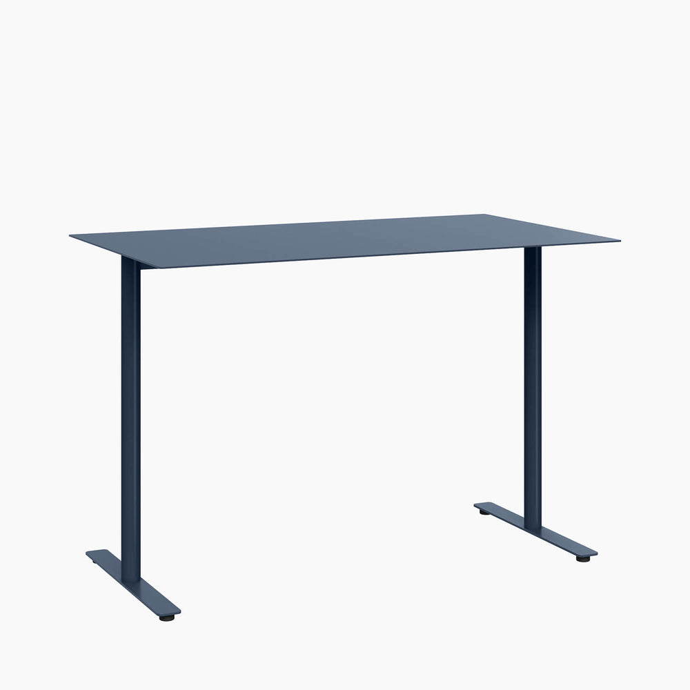 Cafe Table - Rectangular Top, T-Leg Base