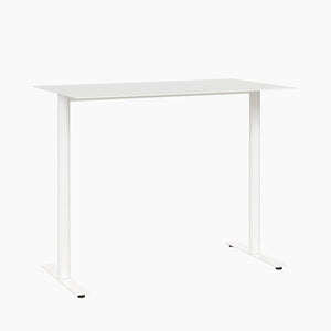 Cafe Table - Rectangular Top, T-Leg Base