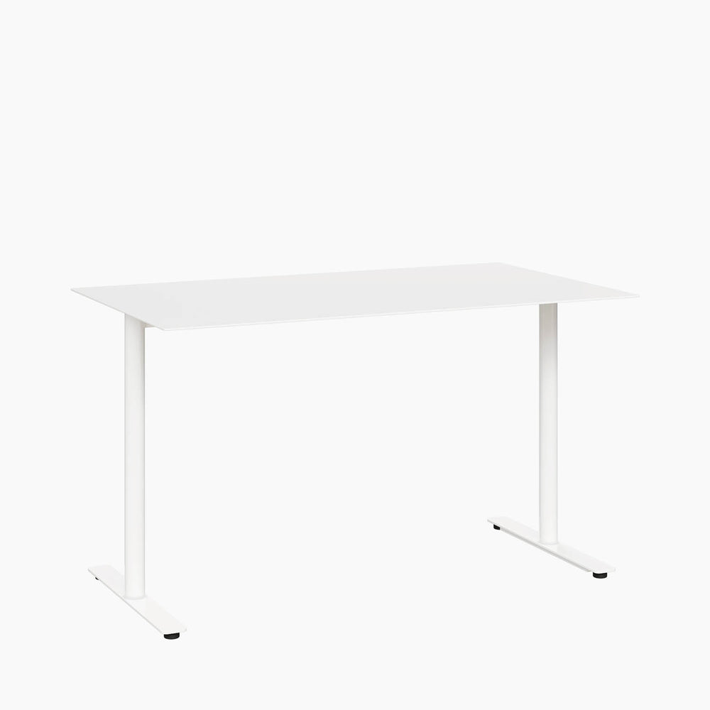 Cafe Table - Rectangular Top, T-Leg Base