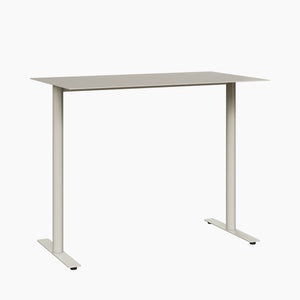 Cafe Table - Rectangular Top, T-Leg Base