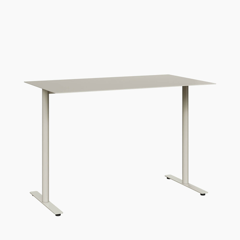 Cafe Table - Rectangular Top, T-Leg Base