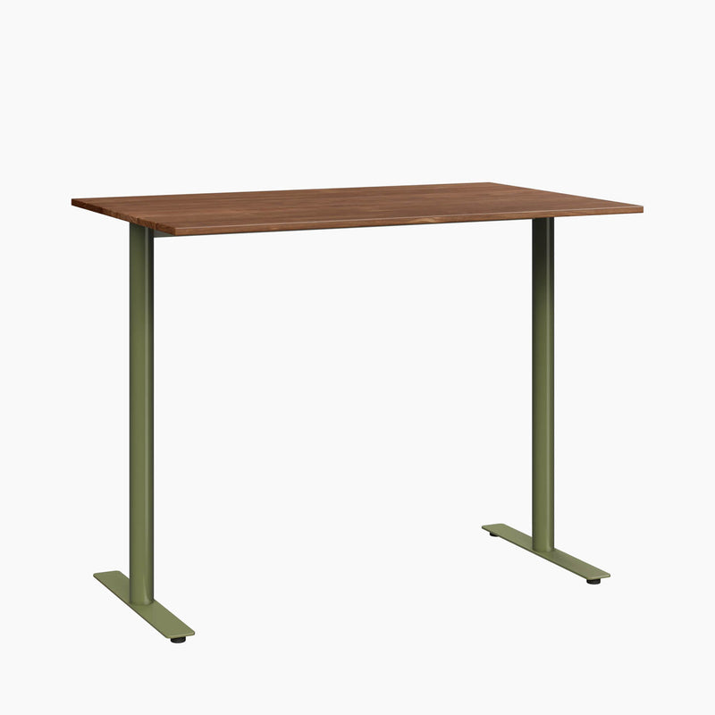 Cafe Table - Rectangular Top, T-Leg Base