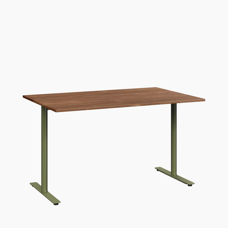 Cafe Table - Rectangular Top, T-Leg Base