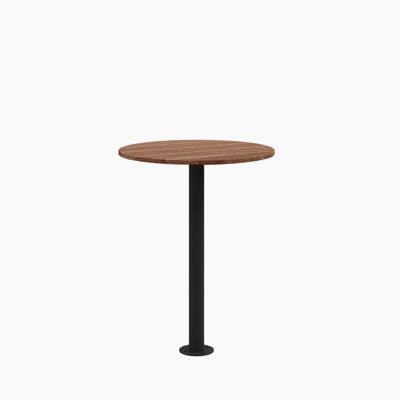 Cafe Table - Round Top, Bolted Base