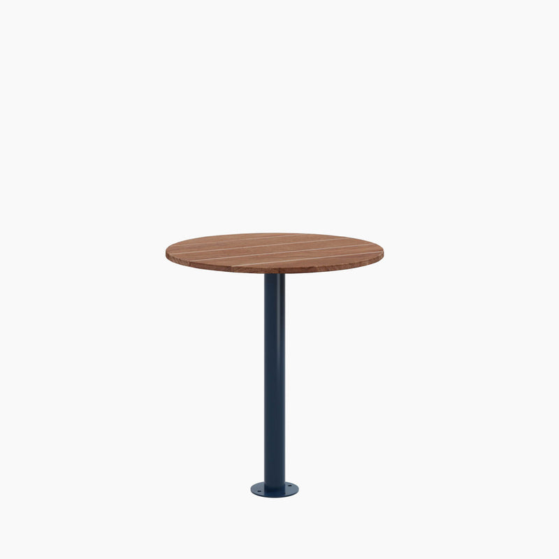 Cafe Table - Round Top, Bolted Base