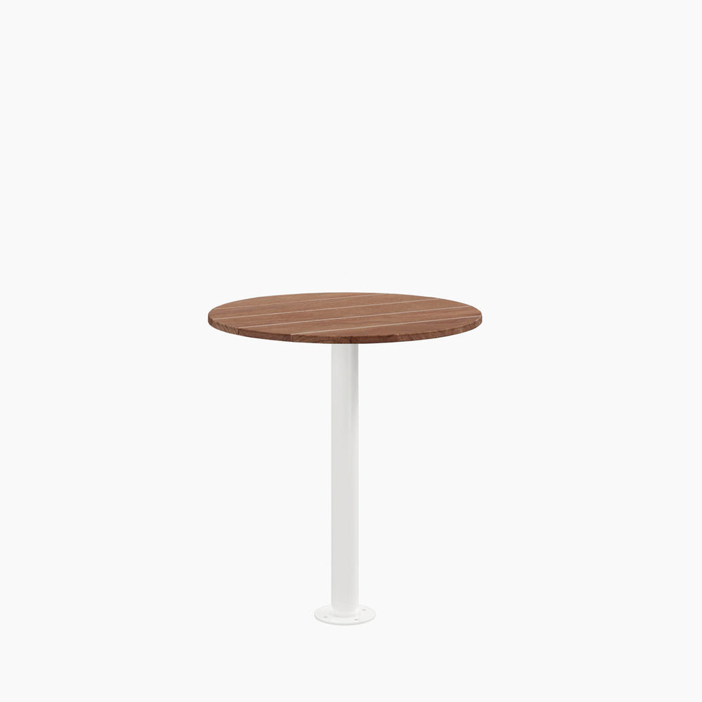 Cafe Table - Round Top, Bolted Base