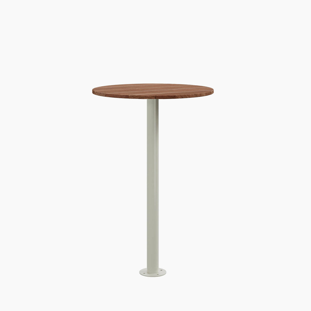 Cafe Table - Round Top, Bolted Base