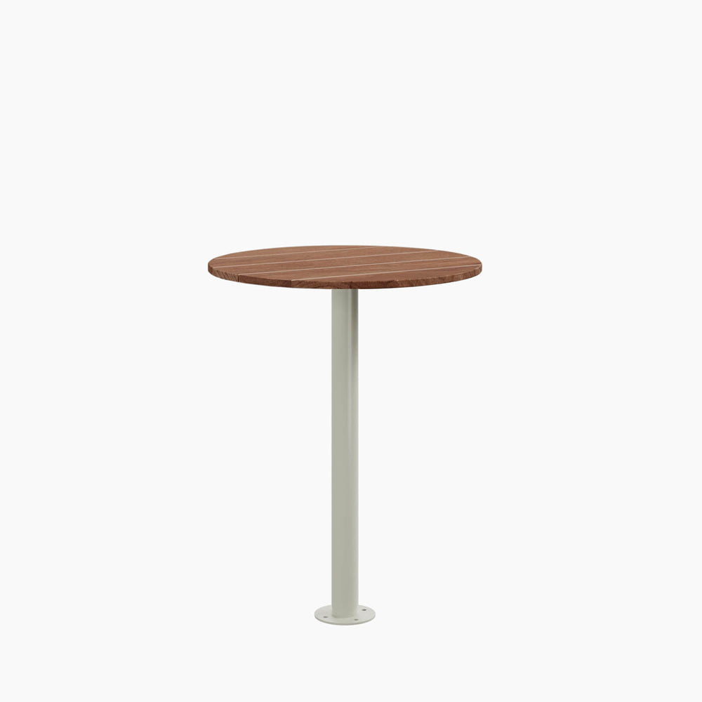 Cafe Table - Round Top, Bolted Base