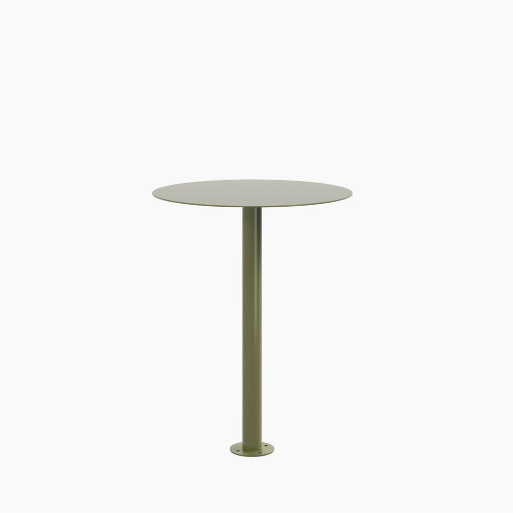 Cafe Table - Round Top, Bolted Base