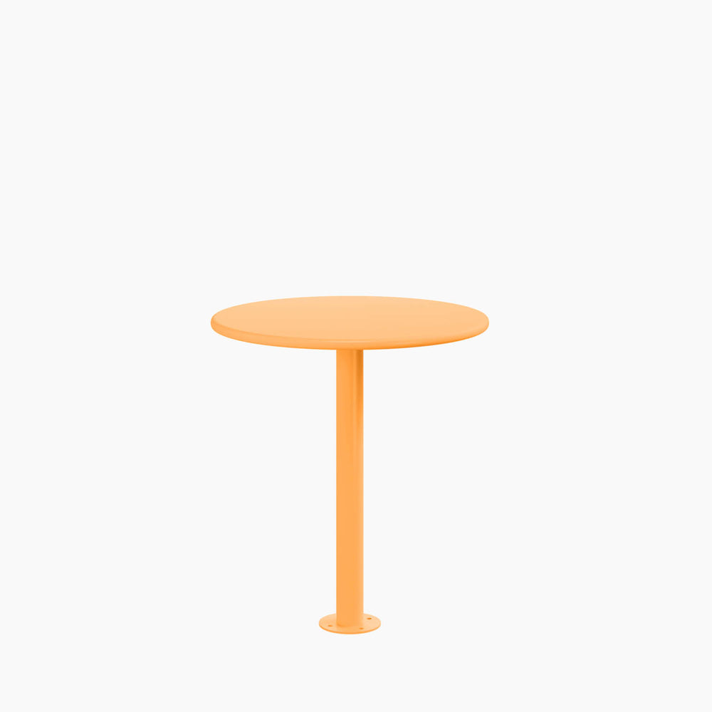 Cafe Table - Round Top, Bolted Base