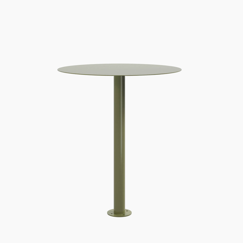 Cafe Table - Round Top, Bolted Base