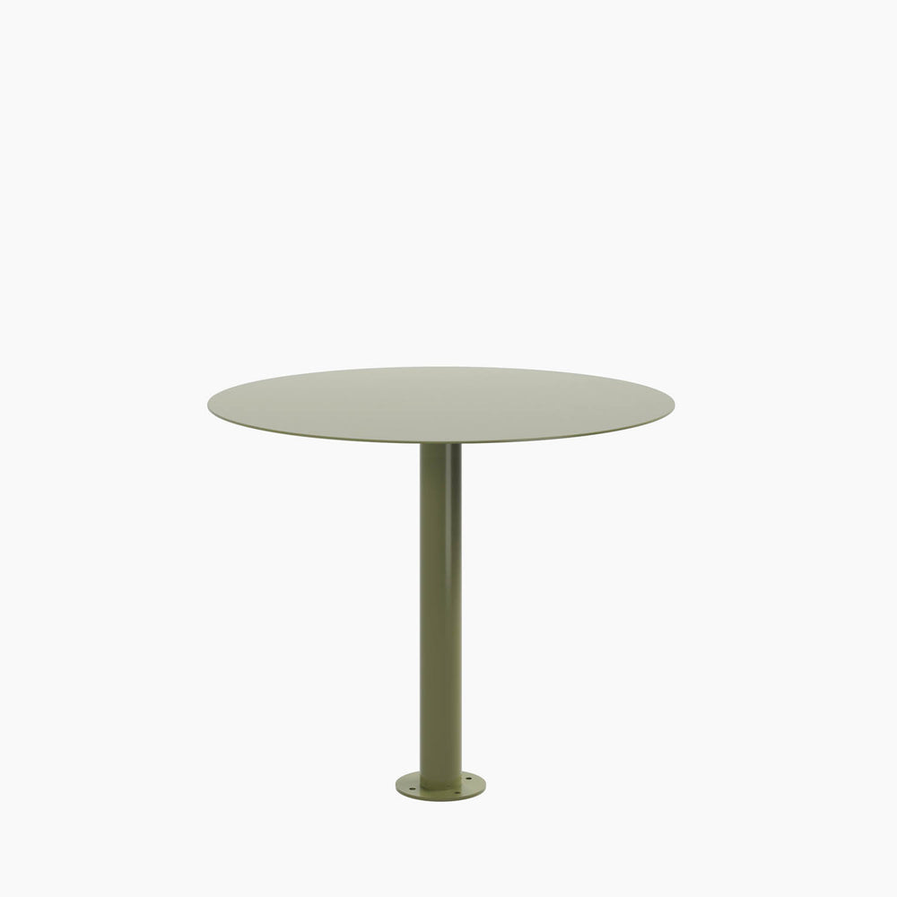 Cafe Table - Round Top, Bolted Base