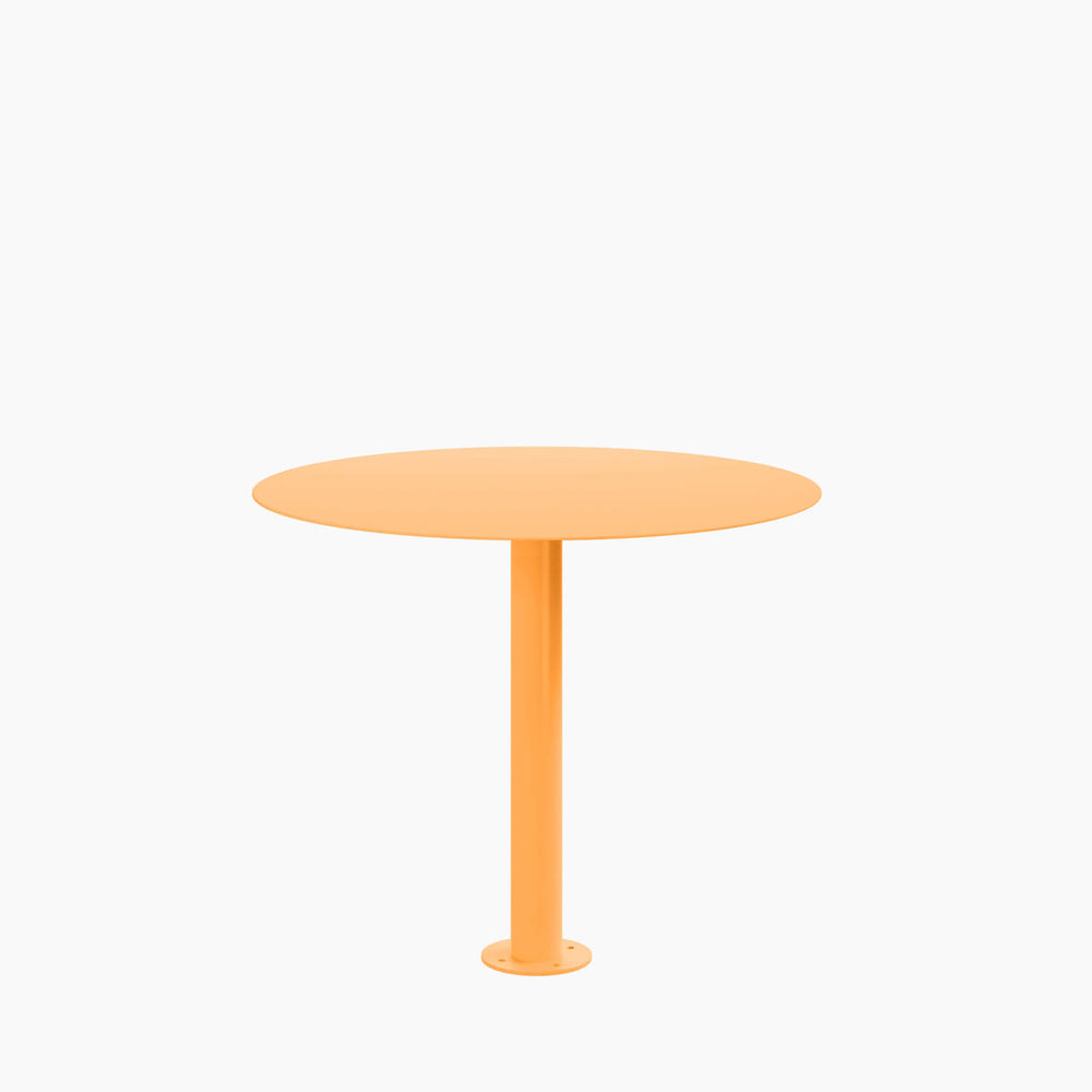 Cafe Table - Round Top, Bolted Base