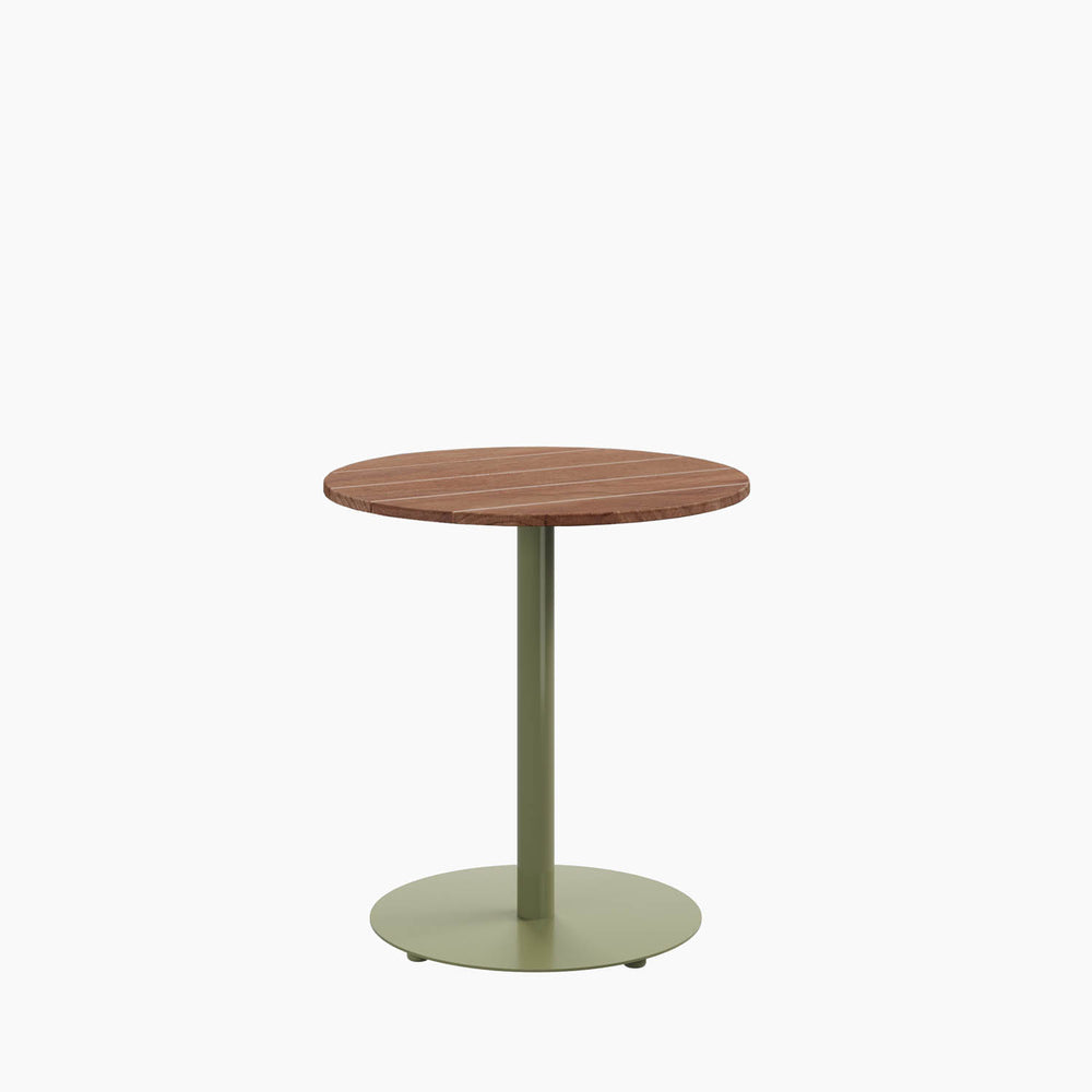 Cafe Table Back View Cafe Table - Round Top, Weighted Base - RAD Furniture