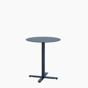 Cafe Table - Round Top, X Base