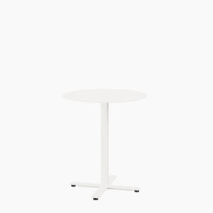 Cafe Table - Round Top, X Base