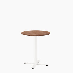 Cafe Table - Round Top, X Base