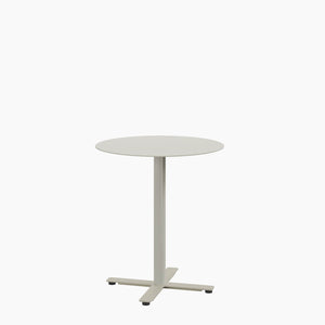 Cafe Table - Round Top, X Base