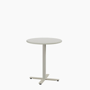 Cafe Table - Round Top, X Base