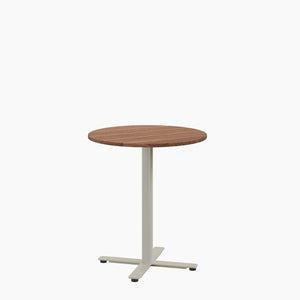 Cafe Table - Round Top, X Base