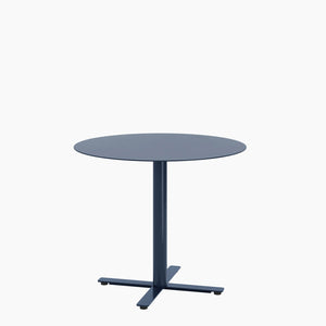 Cafe Table - Round Top, X Base