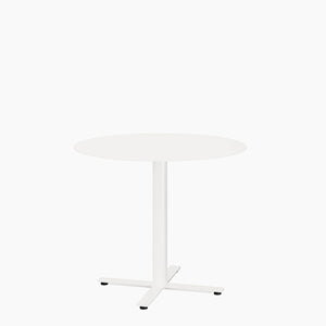 Cafe Table - Round Top, X Base