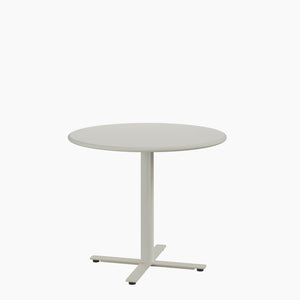 Cafe Table - Round Top, X Base