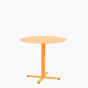 Cafe Table - Round Top, X Base