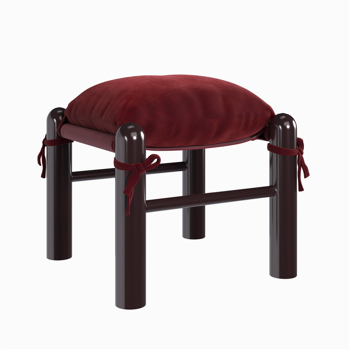 Post Stool - Crimson