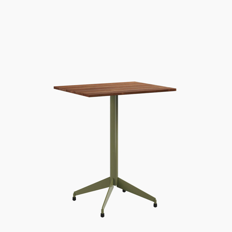 Cafe Table - Rectangular Top, Flat Base