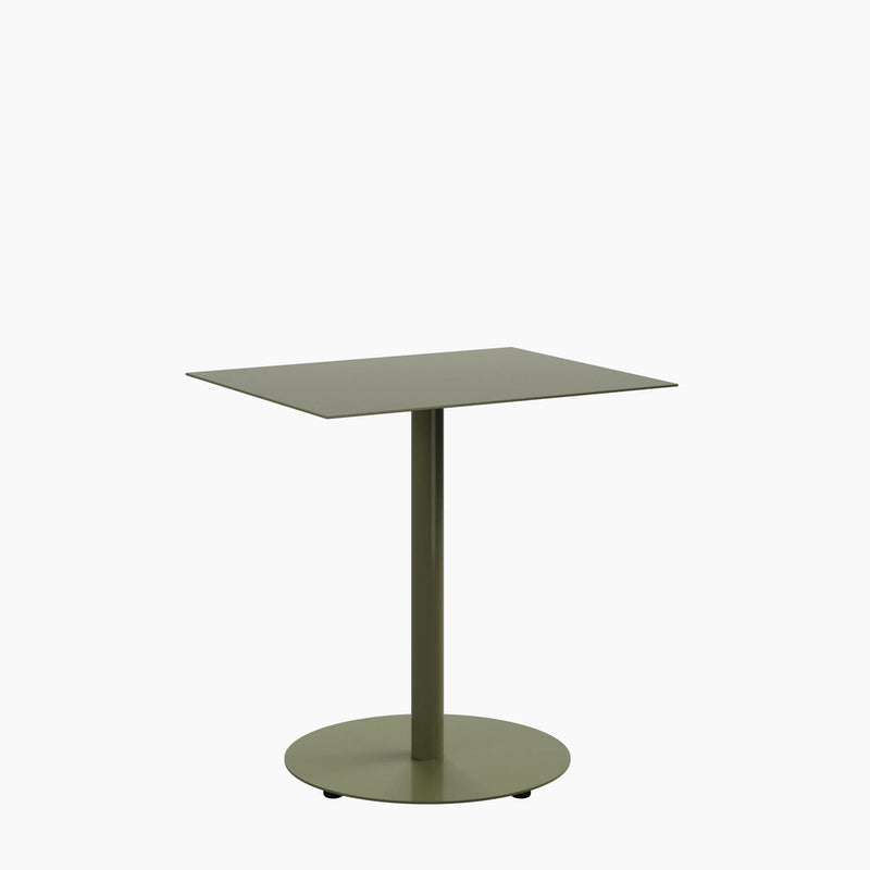 Cafe Table - Rectangular Top, Weighted Base