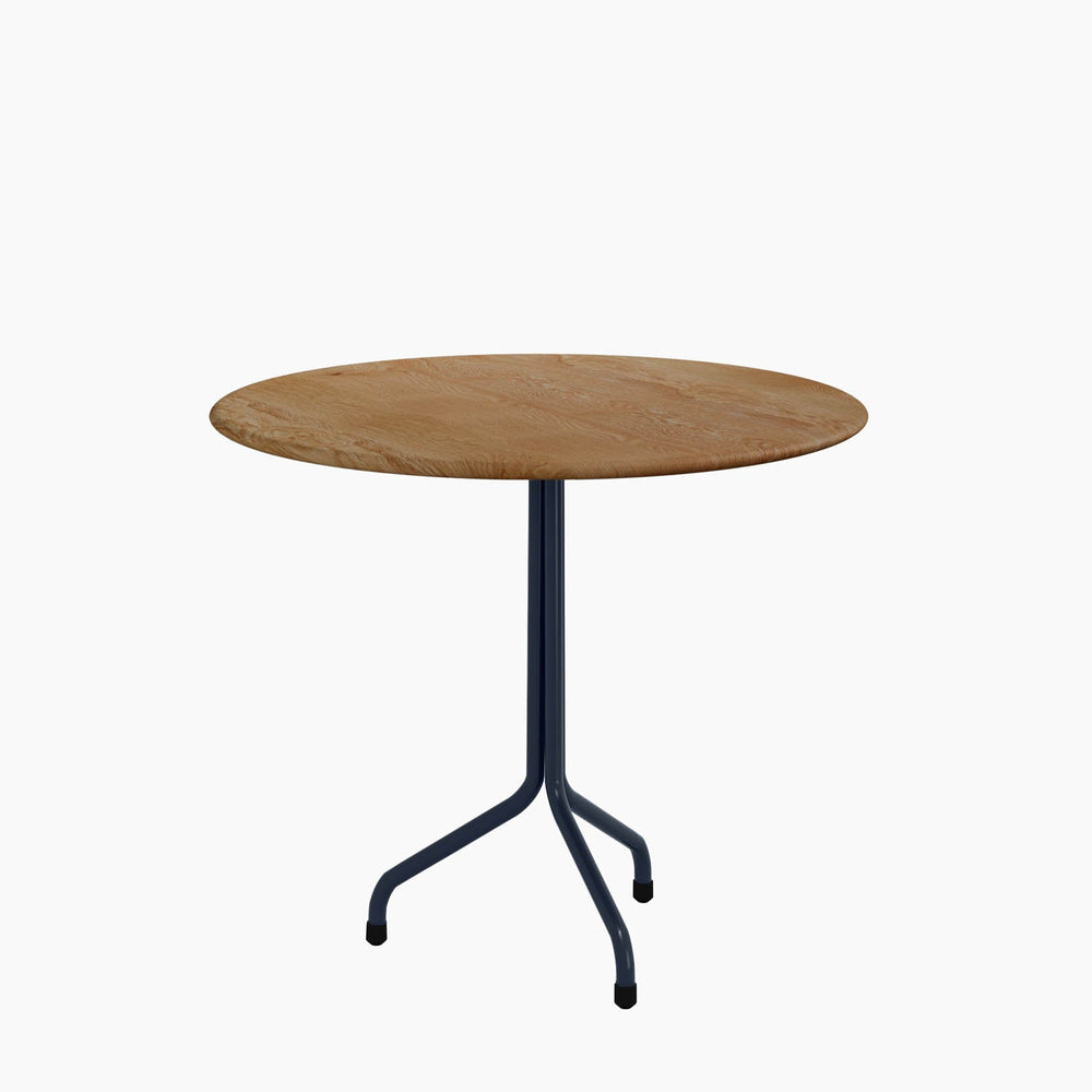 Cafe Table Back View Bent Cafe Table - Round Top - RAD Furniture