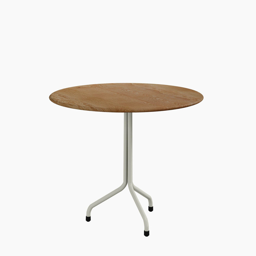 Cafe Table Back View Bent Cafe Table - Round Top - RAD Furniture